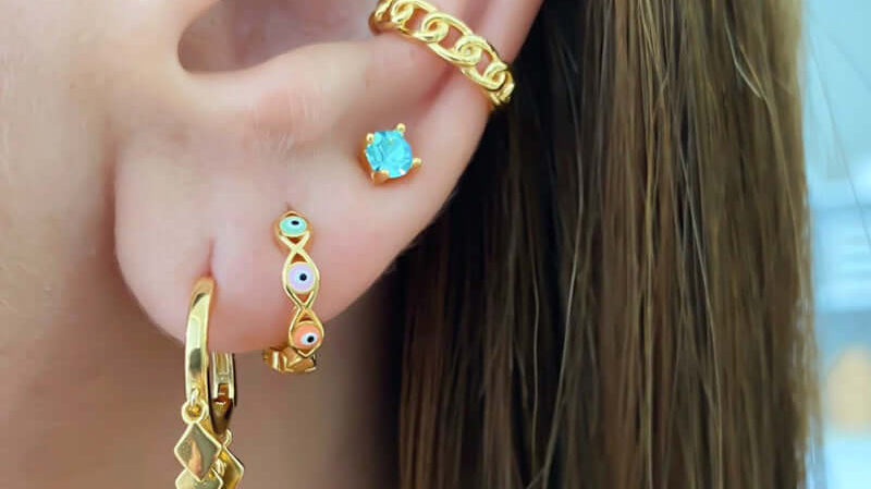 Gold Huggie Earrings
