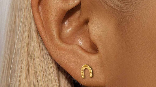 Flat Back Horse Shoe Earrings: The Perfect Blend of Style and Comfort