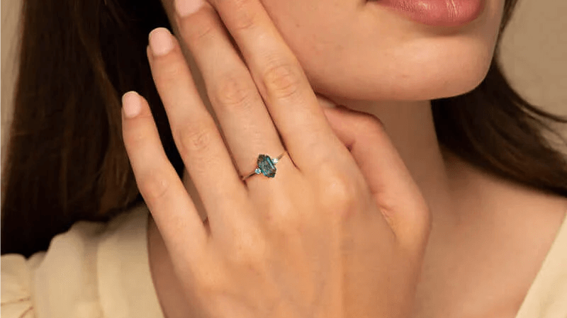 Into the Forest's Embrace: Moss Agate Rings and the Lush Serenity of Nature's Greenery