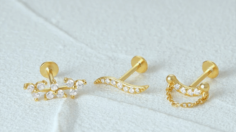 Flat Back Earrings: Where Chic Design Meets All-Day Comfort