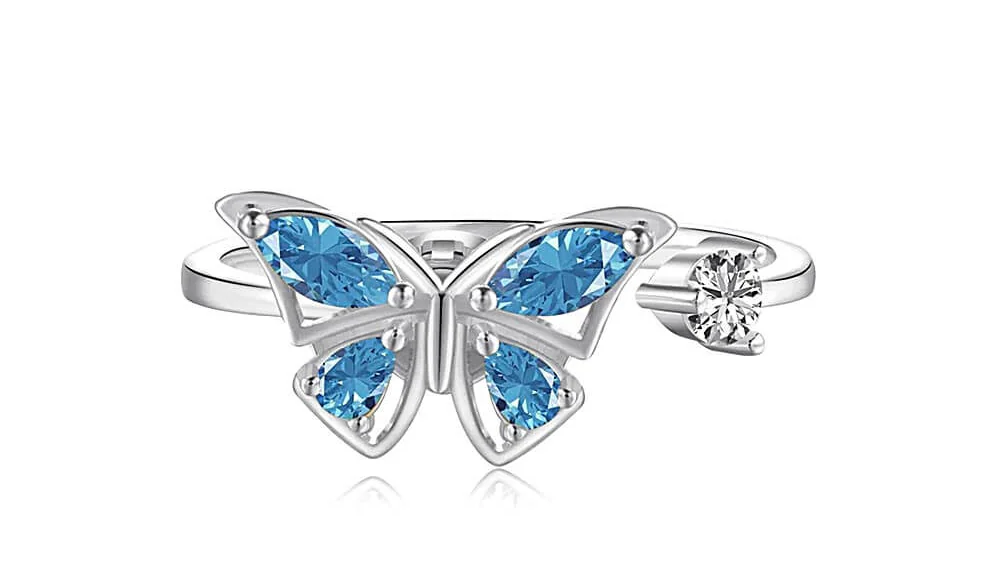 Caring for Your Sterling Silver Band Ring with Blue Stones