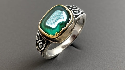 Kaitlin Collins Feet and the Allure of Moss Agate Rings