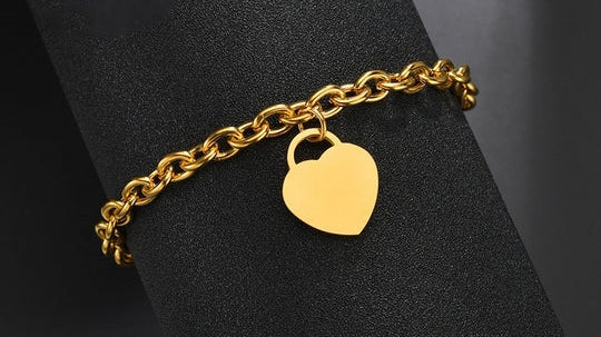 Shop Personalized Heart Bracelets: Engraved Heart Bracelets for Mom