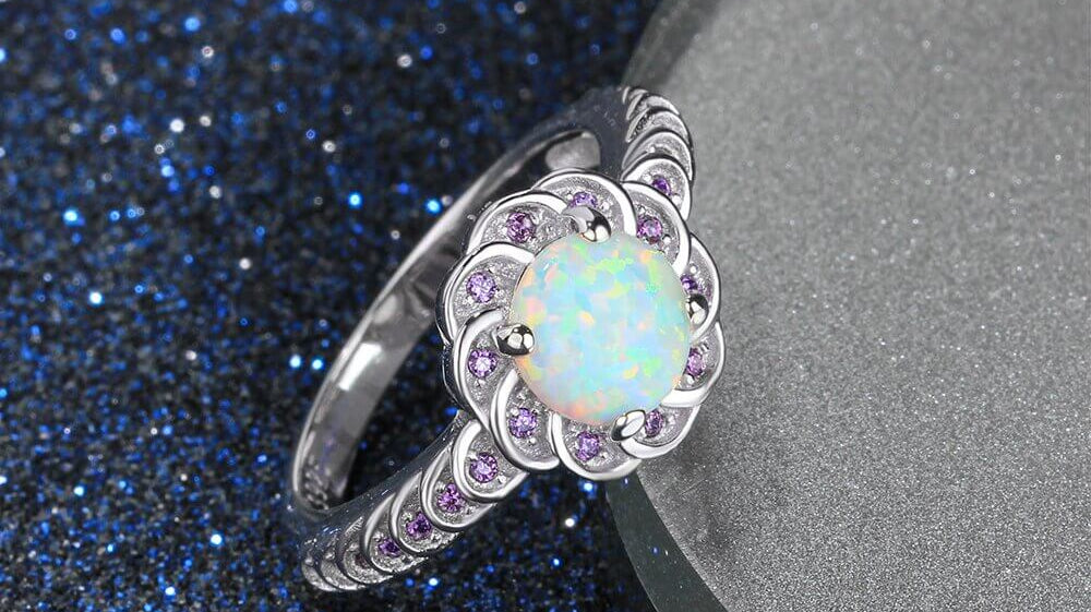 Opal Engagement Ring to Fit for Your Engagement Budget