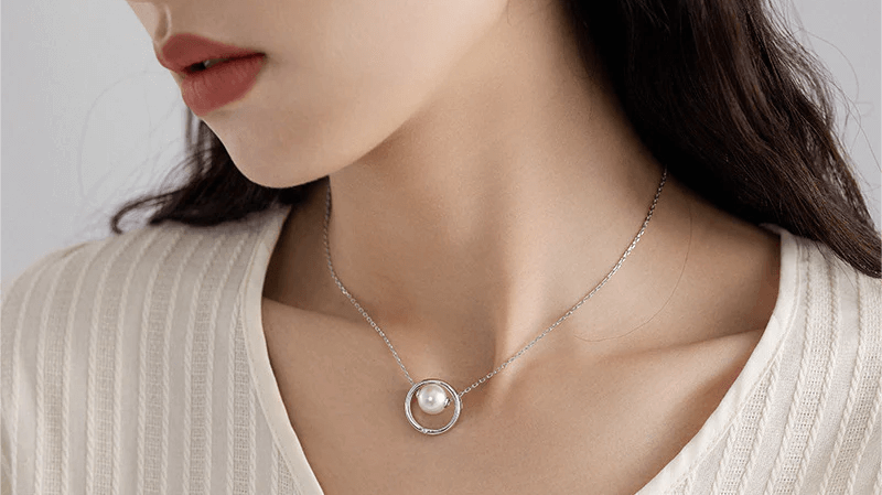 Elegance Unveiled: Floating Pearl Necklaces for Timeless Beauty