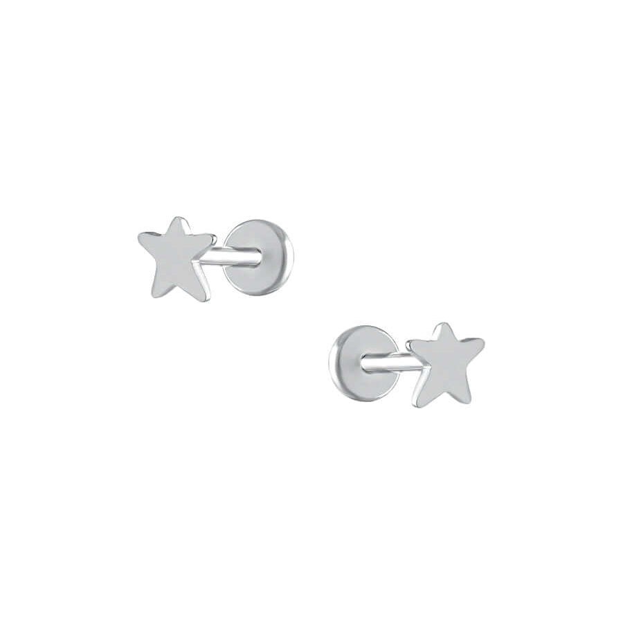 Trendolla Gold Star Tragus Sleeper Earrings
