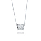 IMPERIAL BLACK PAVÉ CROWN NECKLACE - Trendolla Jewelry