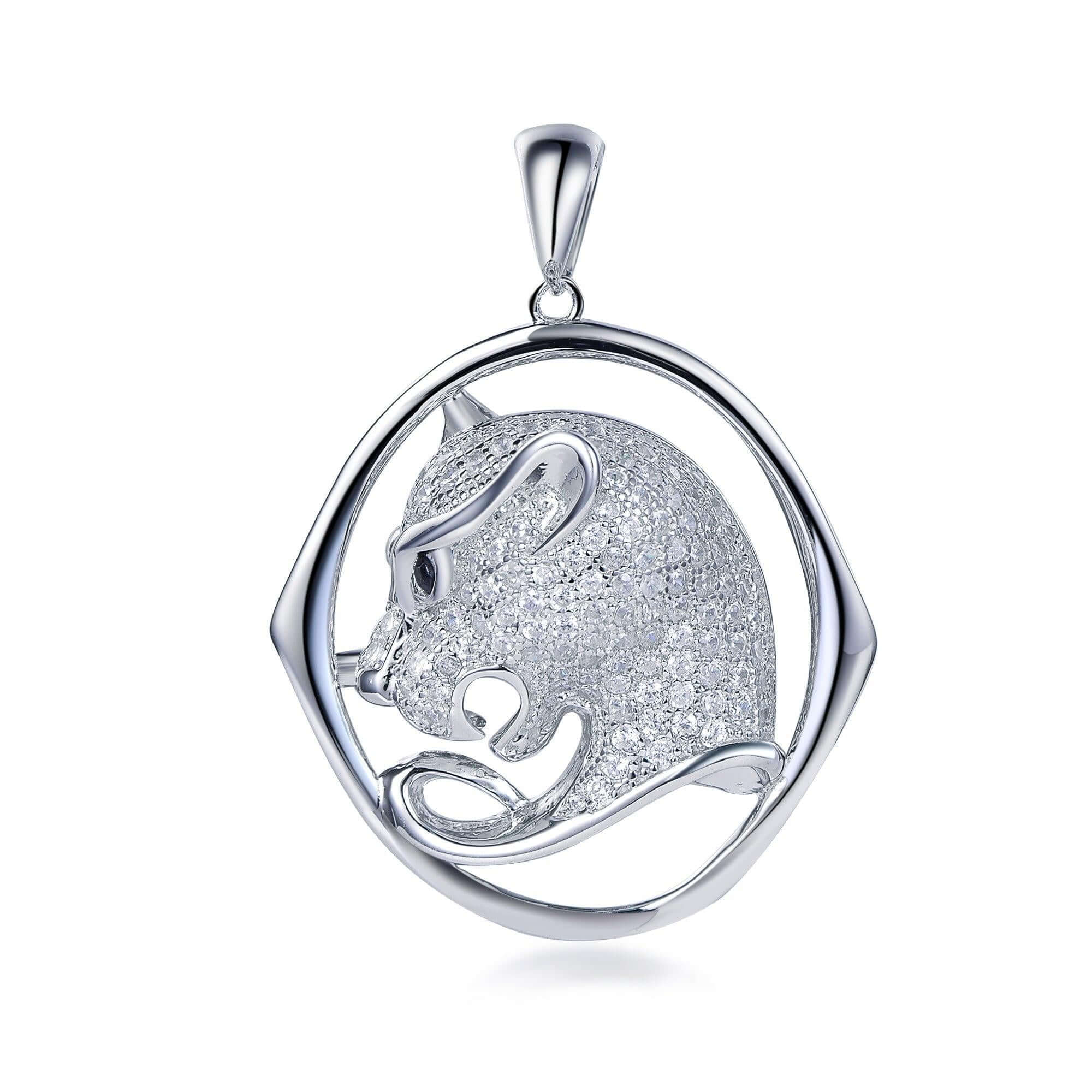 Leopard Pendant Fit Charm 925 Sterling Silver - Trendolla Jewelry