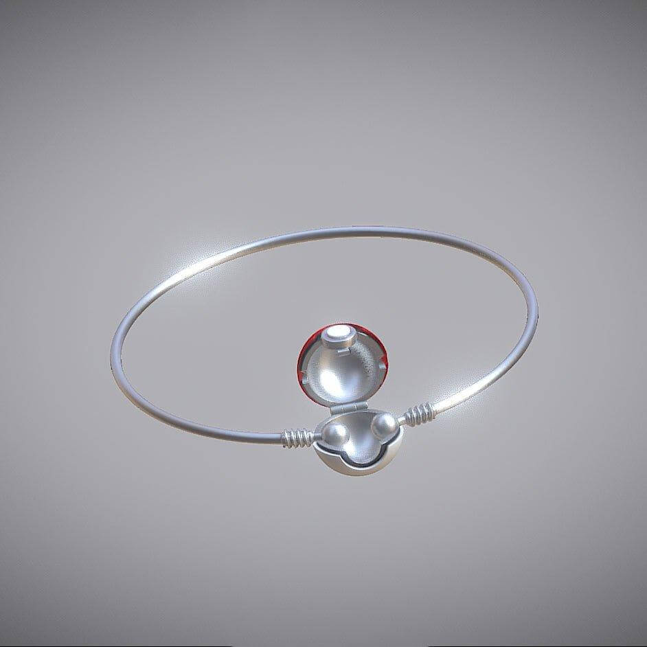 Poké Ball Pokemon Pandora Fit Charm, 925 Sterling Silver - Trendolla Jewelry