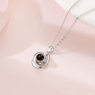 Rose Necklace with Picture Inside
