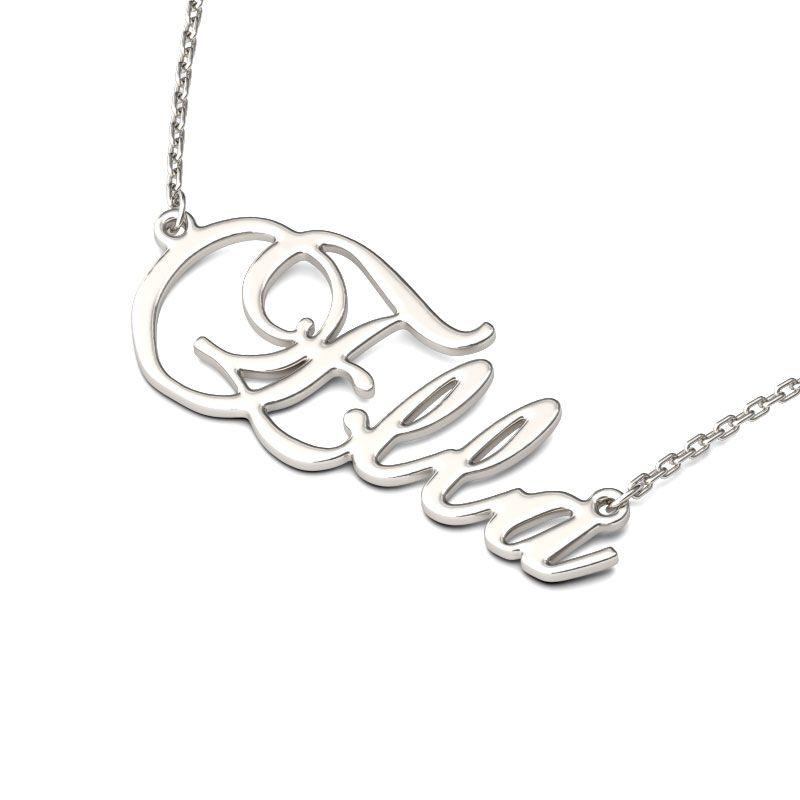 925 Sterling Silver Custom Pendant Personalized Name Necklace