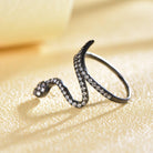 Trendolla Adjustable Open Snake Index Finger Ring - Trendolla Jewelry