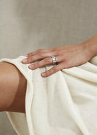 Trendolla Sterling Silver Highs And Lows Ring Wave Ring - Trendolla Jewelry