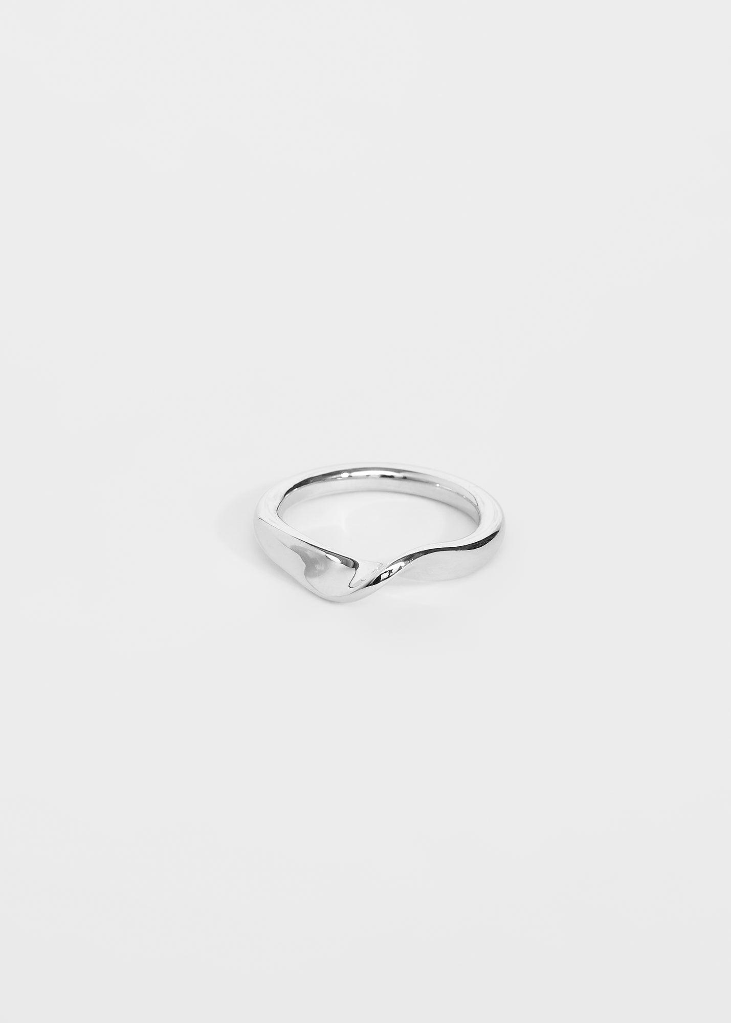 Trendolla Sterling Silver Highs And Lows Ring Wave Ring - Trendolla Jewelry